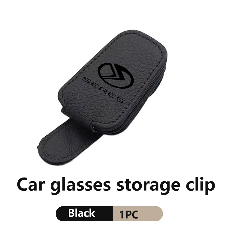 For Seres Car Multifunction Sun Visor Eyeglasses Holder Ticket Clip Interior Accessories M5 M7 M6 M8 M9 2023 2024 2025