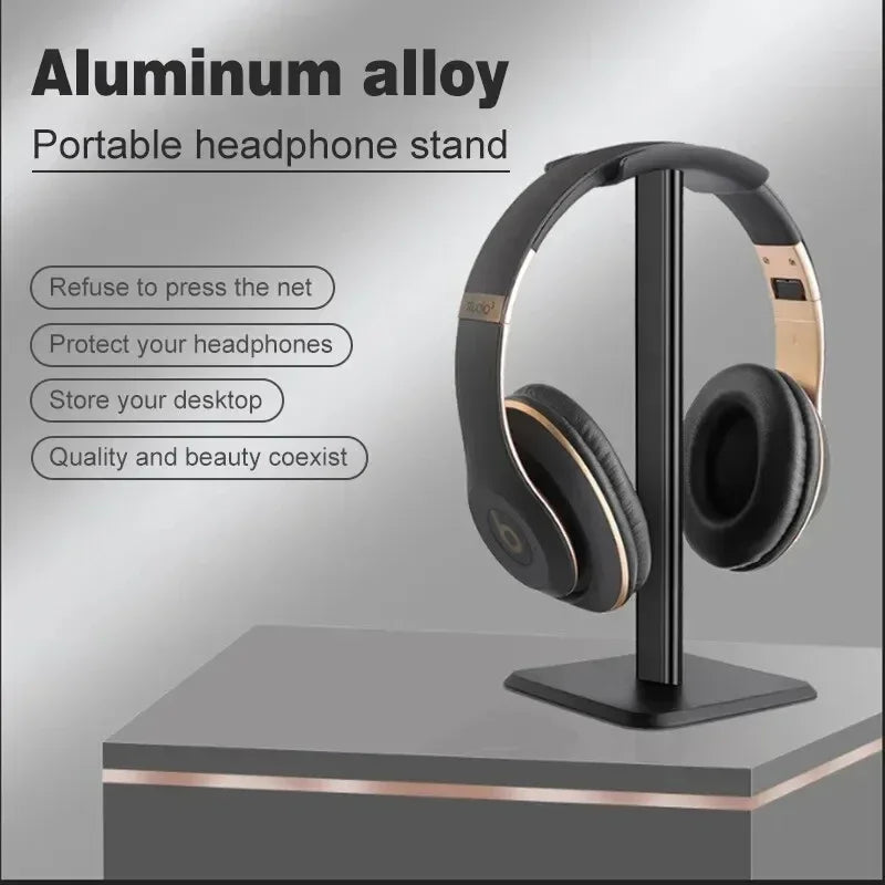 1PCS Desktop Simple Headphone Storage Rack Headphone Holder Stand for P47 P9 Pro Max Sony AirPods Max Headset Couple Mount Base