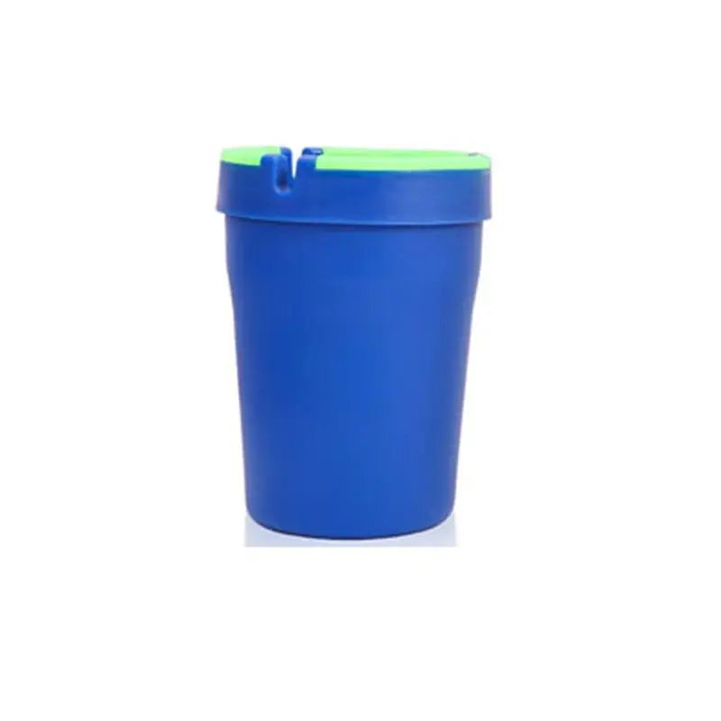 Universal Car Ashtray with Lid Large Capacity Smokeless Smell Proof Cup Holder Auto Ash Tray Glow in the Dark Interior Accessory