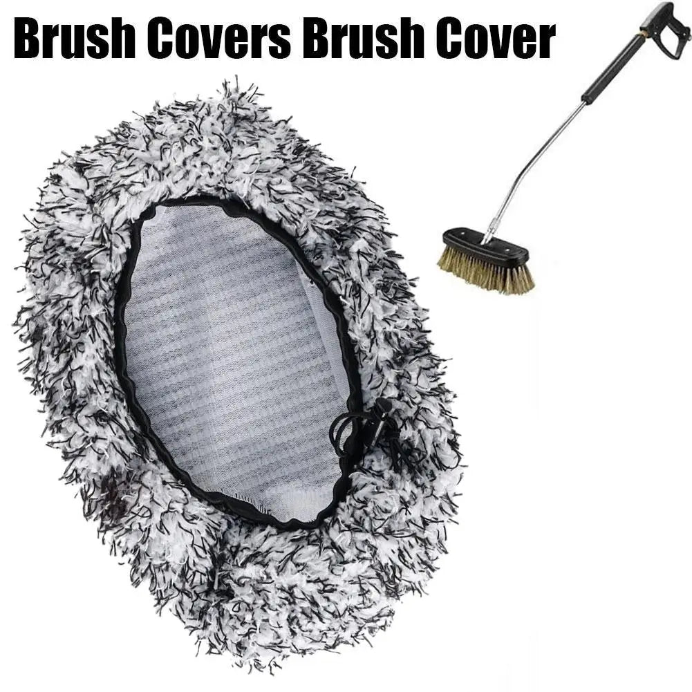 Replacement Cloth Cover for Car Long Handle Brush Head Car Wash Brush Plush Mop Brush Cover 1pc Car Cleaning Car Accessories