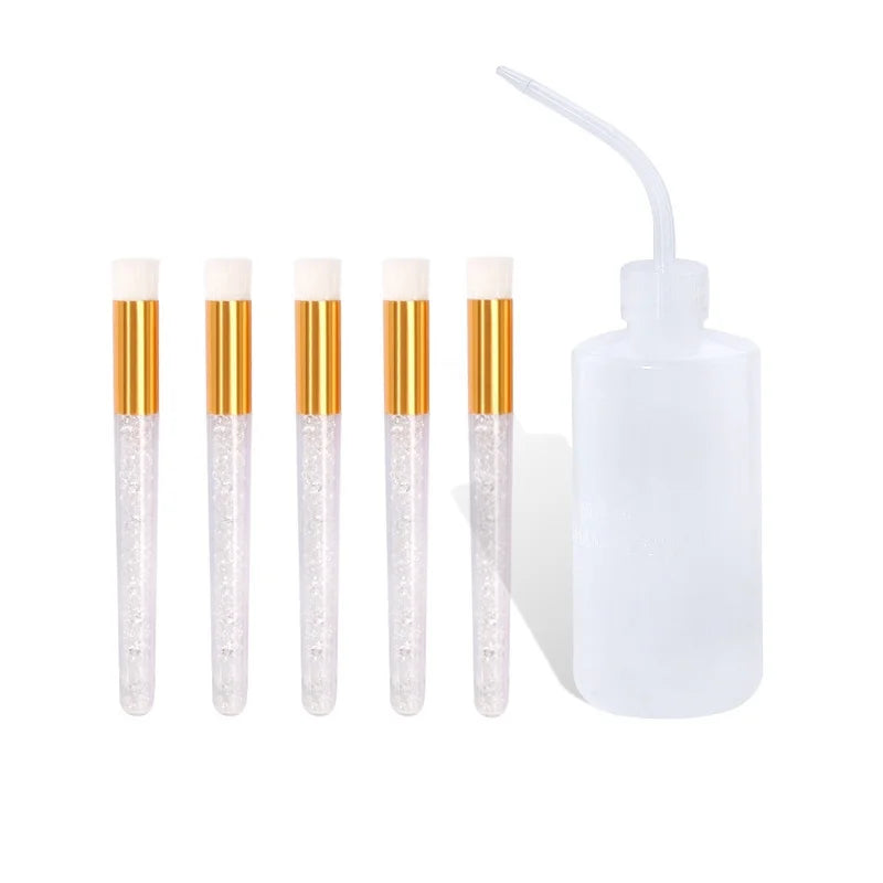 Eyelash Extension Cleaning Set Lash Shampoo Brush Lash Bottle Eyebrow Skin Care Remover Washing Kit Eyelash Extensions Supplies