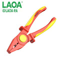 LAOA LA325206 LA325208 Insulated Pliers Set Heavy Duty 1000V High Voltage Resistant For Electrician Live Line Maintenance