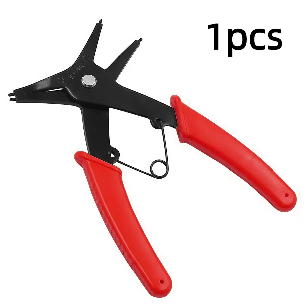 Circlip Pliers 2 in 1 Internal and External Dual Purpose Pliers External Spring Pliers Large Retaining Ring Removal Tool