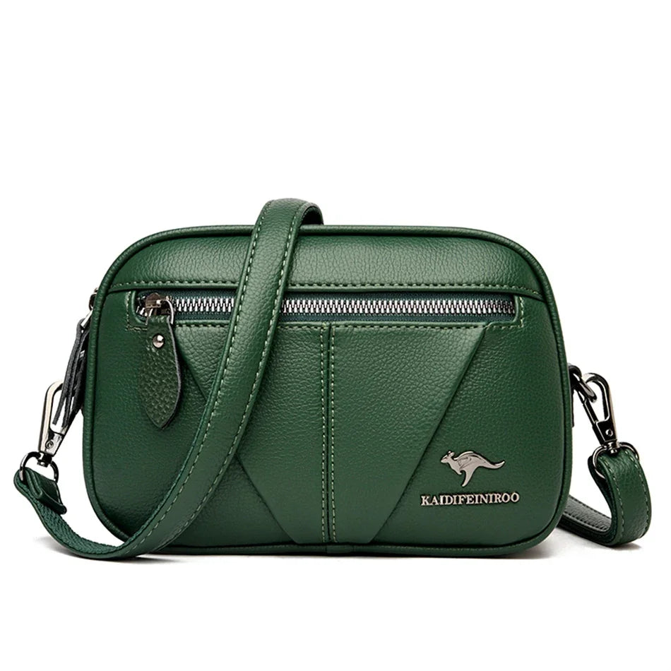 3 Layers Luxury Designer Handbags Purses Women Bag Super Quality Leather Small Shoulder Messenger Corssbody Tote Sac for Female