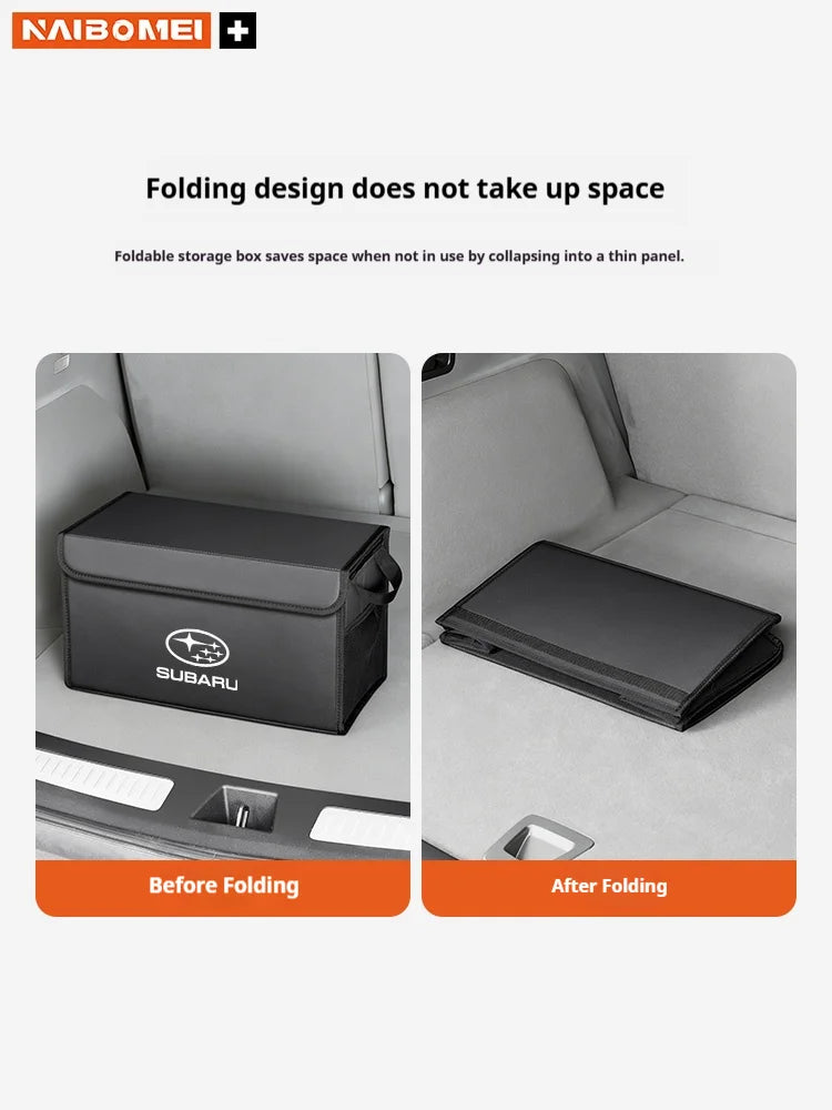 For Subaru Ascent BRZ Forester Impreza Legacy Outback WRX VX Car Trunk Foldable Storage Box Large-Capacity Stowing Tidying Bag