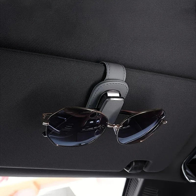 Car Sunglasses Holder Clip – Sun Visor Eyeglass Organizer for Secure Storage and Easy Access