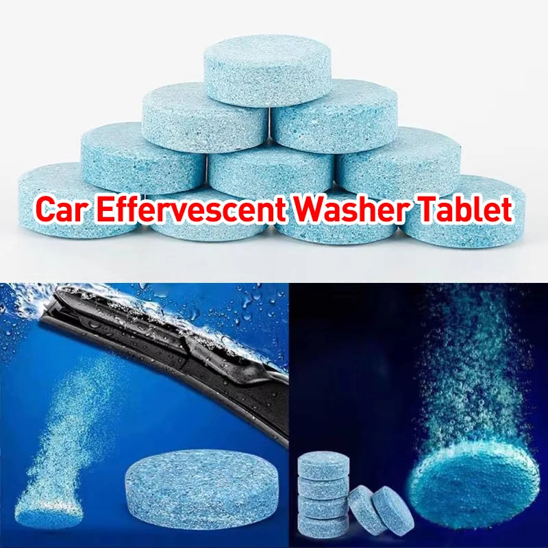 Car Windscreen Cleaner Effervescent Tablet Auto Window Windshield Solid Cleaning Car Glass Wiper Washing Tablets Dust Remover