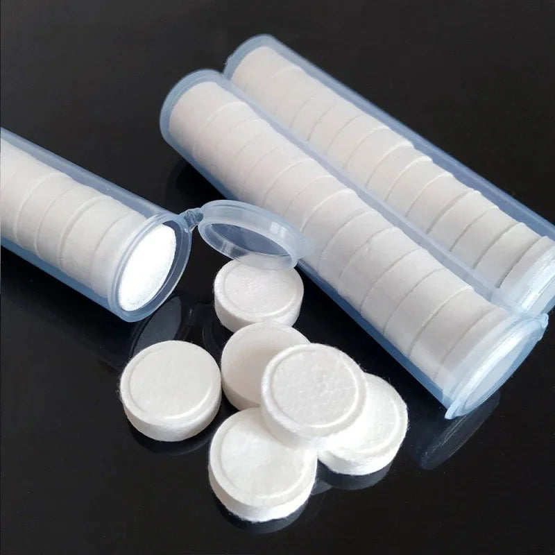 10pcs Per Tube Magical Towel Non-Wovenfabric Mini Disposable Compressed Towel Outdoor Travel Camping Fishing Face Cleaning
