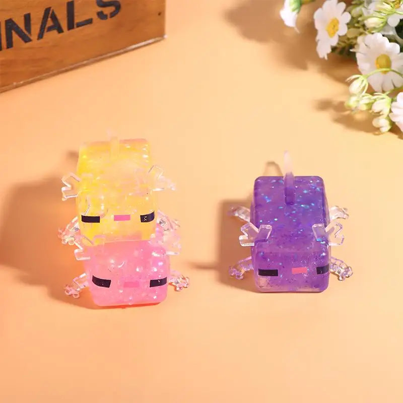 Cute Axolotl  Toys Creative DIY Handmade Stress Relieving Toys Moldable Stress Relieving Toys Birthday Party Gifts
