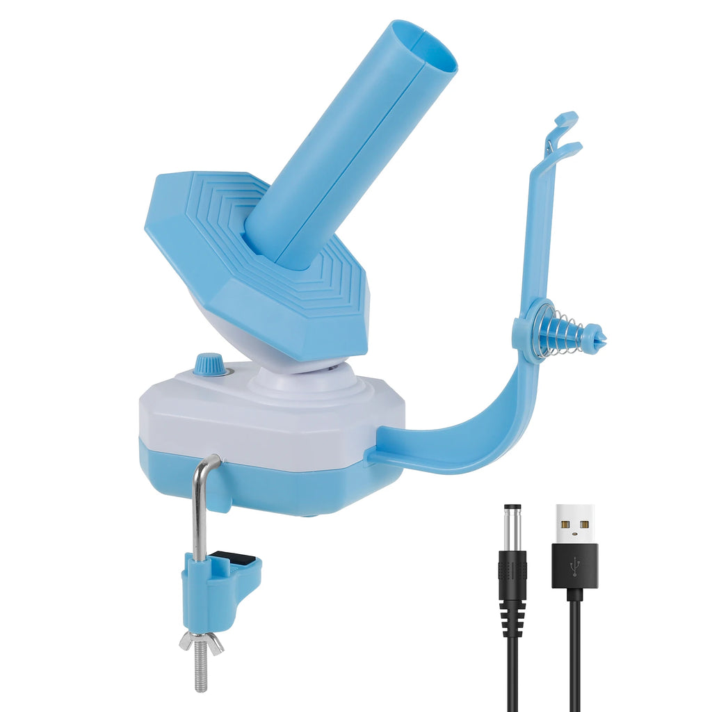 Electric Wool Winder for Crocheting Motor Drive Automatic Yarn Ball Winder Efficient Auto Yarn Cake Winder With Stepless Speed