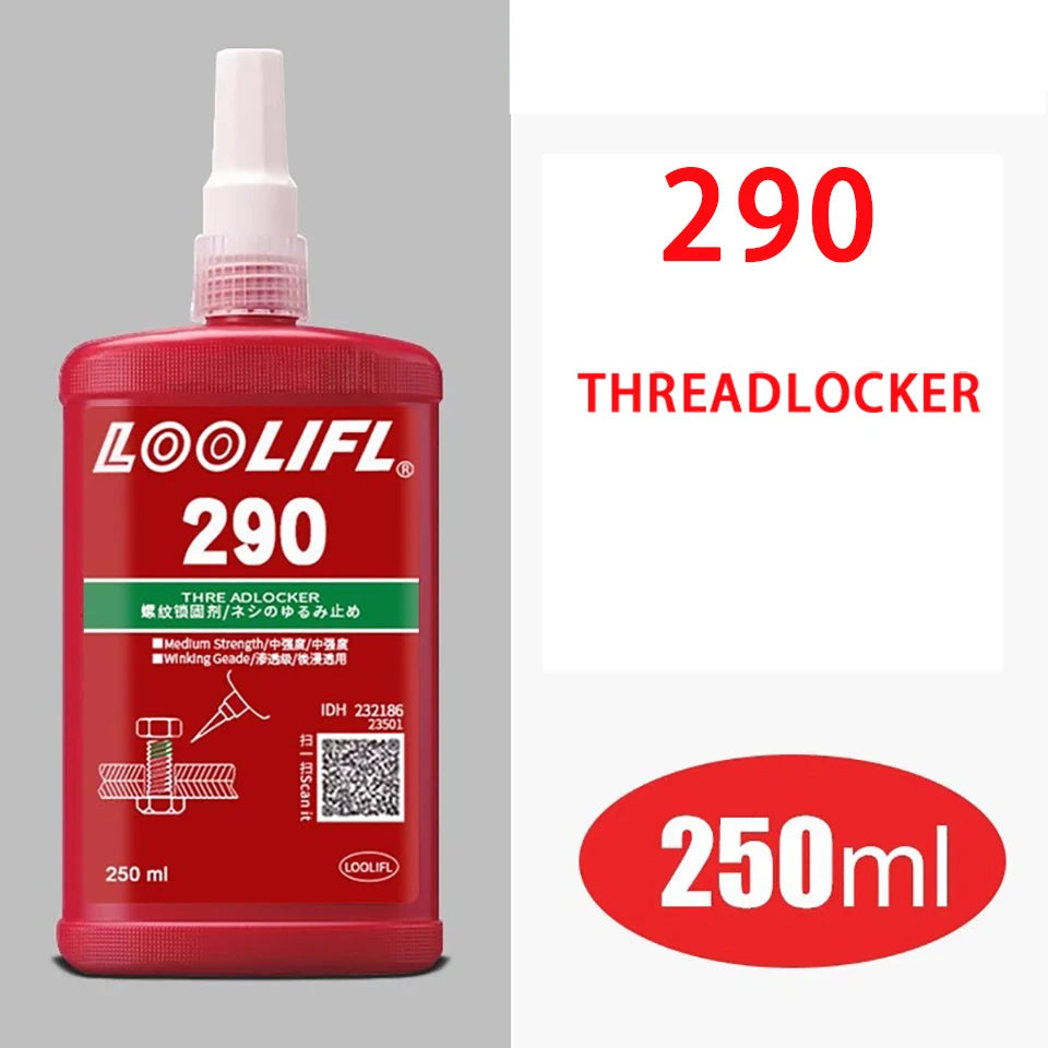 Loctite Threadlocker Anaerobic Adhesive Quick Cured Glue Screw Leaking Agent 243 222 242 262 263 271 272 277 290for Rapid Repair