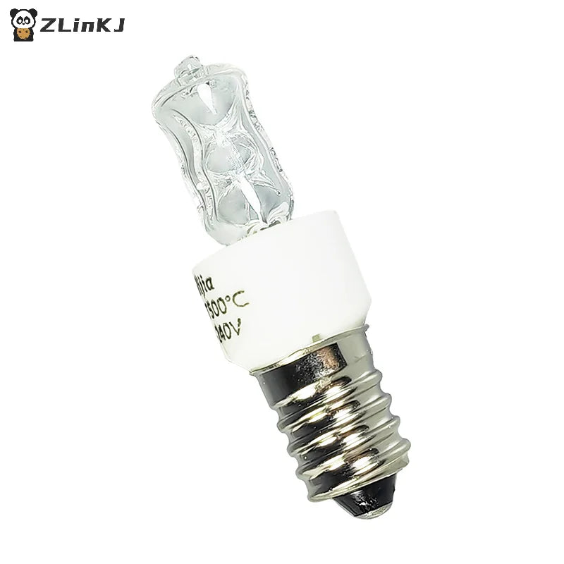▶1Pcs 25W/40W E14 Oven Light Bulb 220-240V Safe Halogen Oven Lamp High Temperature 500℃ Resistant Dryer Microwave Light Bulb