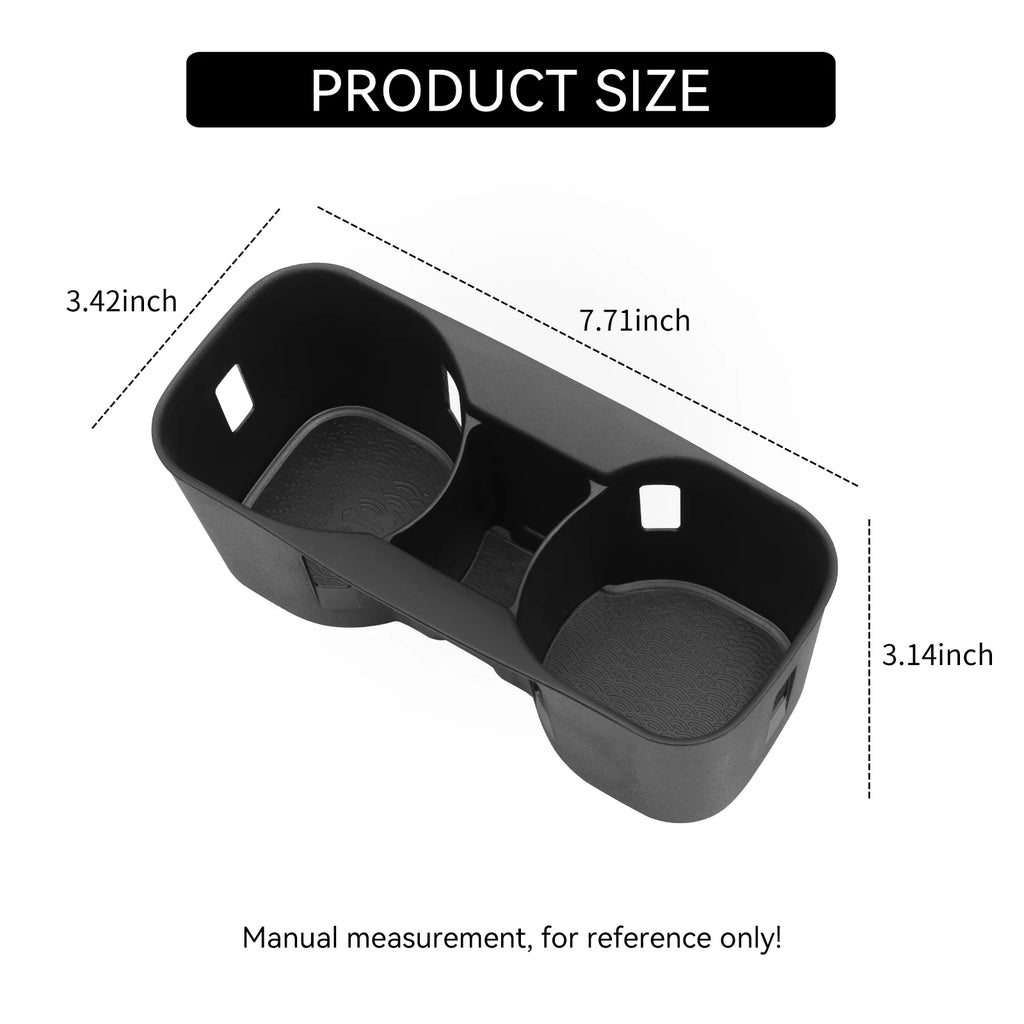 LUCKEASY for Chery Tiggo 7/Tiggo 8 2024-2025 Central Control Cup Holder Drinks Storage Box Water Cup Holder Car Accessories