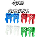 4pcs Electric Toothbrush Head Covers – Ventilated Travel Case, Clean & Lightweight, Dust Protection