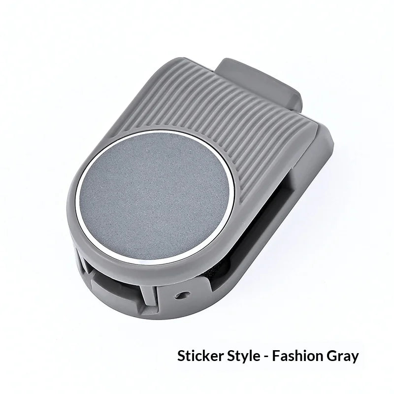Multifunctional Car Sunglasse Clip Leather Sun Visor Organizer Auto Glasses Ticket Card Holder Universal Car Interior Accessorie