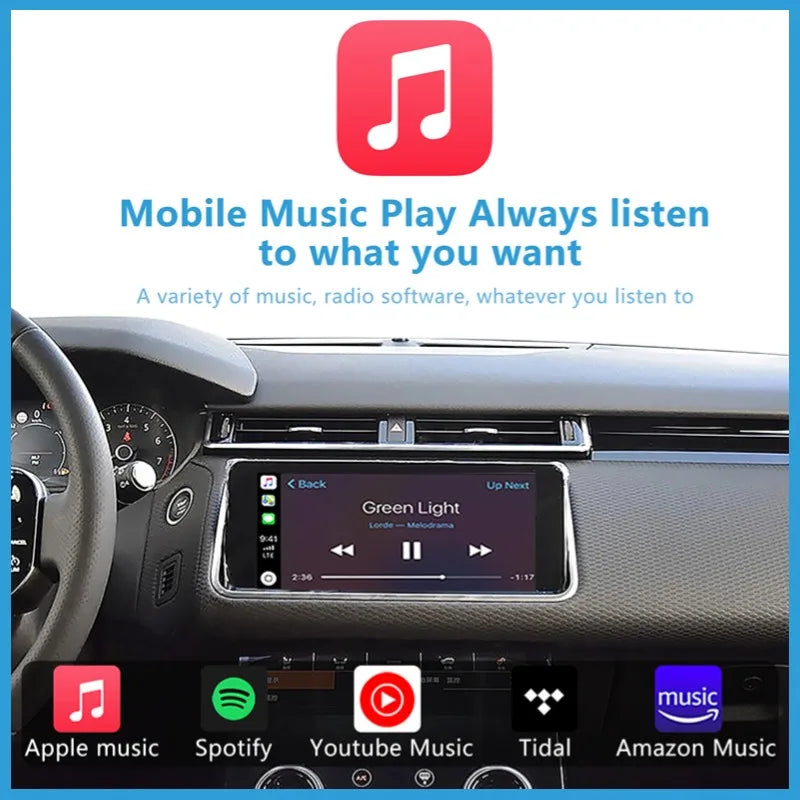 For Range Rover Velar 2017-2023 Wireless CarPlay Android Auto with Mirror Link AirPlay Car Play Functions