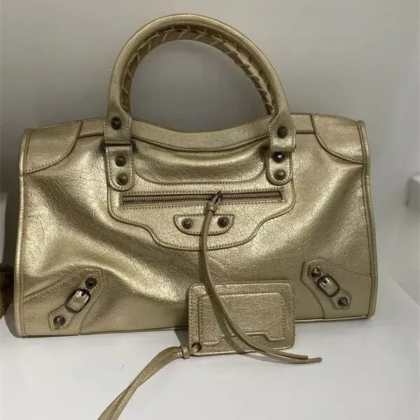New 2026 Autumn and Winter Handbag Crossbody Large Capacity City Motorcycle Shoulder Bag Tote Bag for Women Luxury Handbags
