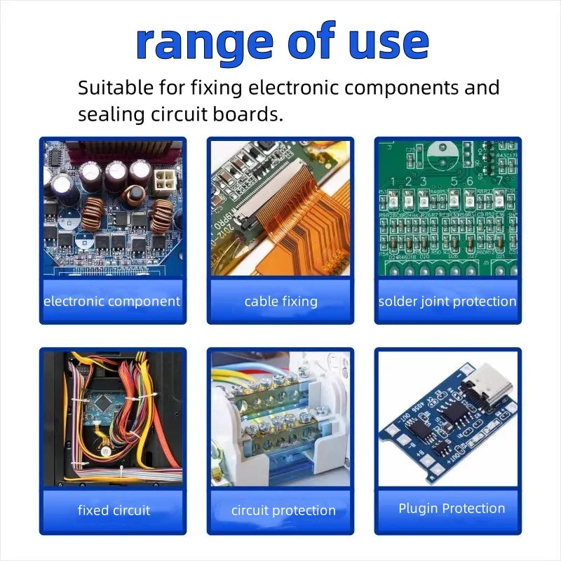 10/50ML UV Curable Adhesive Electronic Components Cable Fixation Solder Joint Protection Quick Drying Glue Fixed Circuit Board