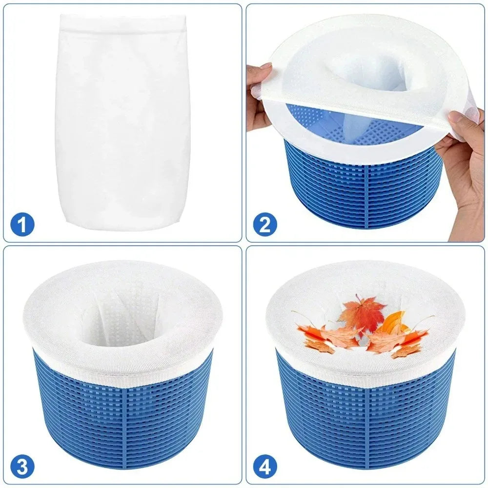 2026 new Pool Skimmer Socks Household Perfect Savers Nylon Mesh Design for Filters Baskets Skimmers Swimming Pool Accessories