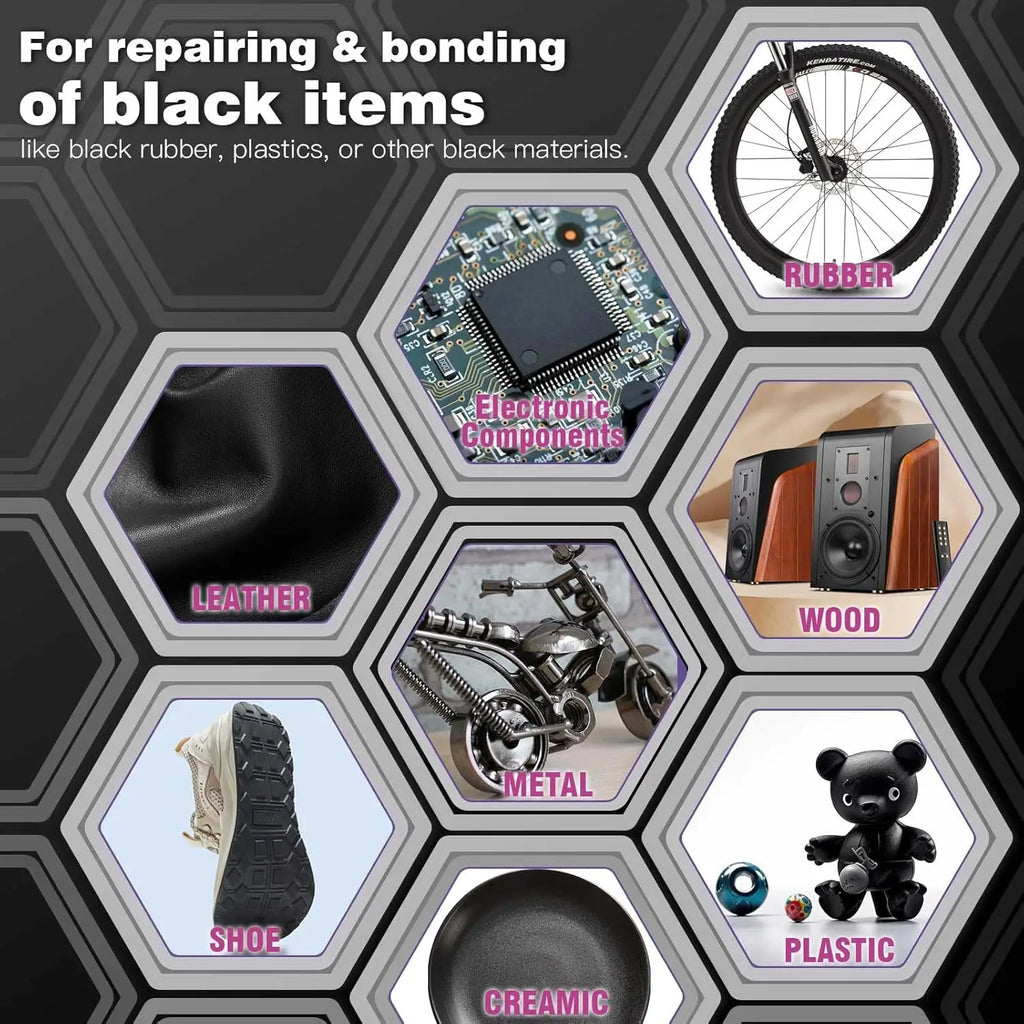 New black rubber glue, high strength, waterproof and simple to operate, is used for rubber, soles, auto parts and various tires.