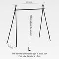 Folding Camping Hanging Rack Shelf Top Plate Aluminum Alloy Triangle Storage Hanger Picnic Cookware Pot Pan Hanging Rack S/L