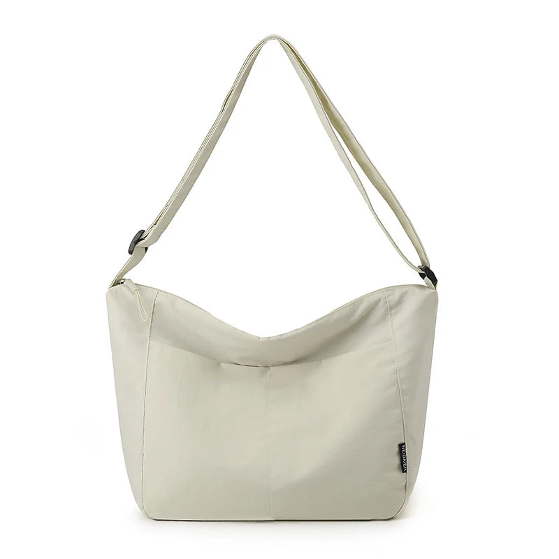 Large Capacity Waterproof Nylon Bag Women Multi-Pocket Messenger Computer Travel Tote Shoulder Crossbody Shopping Purse 2026