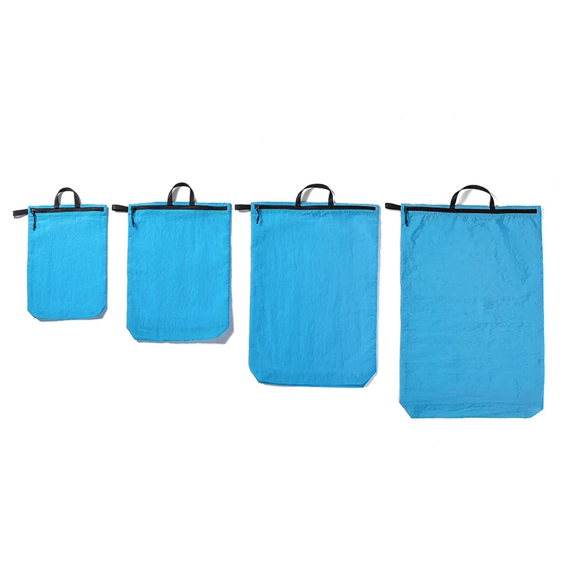 Reusable Nylon 4-Size Travel Storage Pockets With Hand Strap Water-resistant Clothing Organizer For Trip Packing 4size/lot