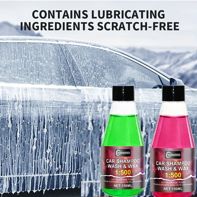 Ultimate Car Wash Foam - 150ml Super Concentrated Formula, Rich Bubble Soap for Deep Clean & Paint Nourishment, All-in-One Auto