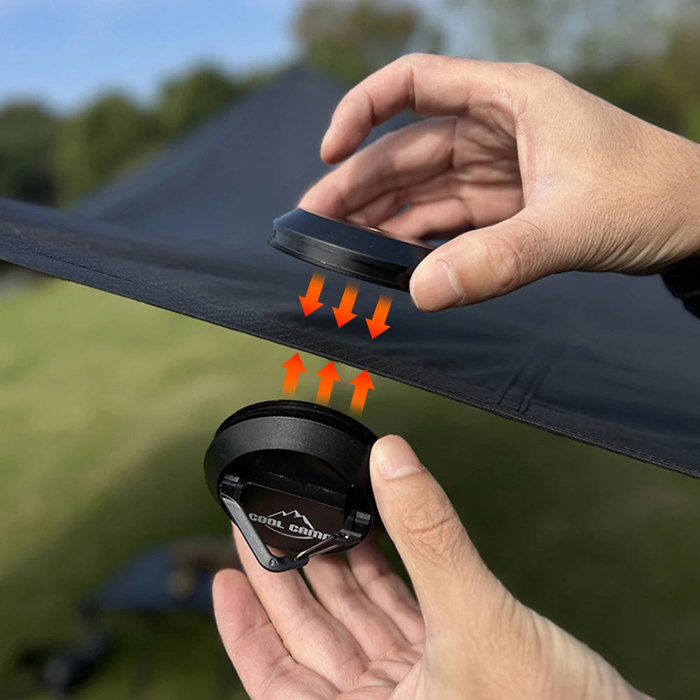 Tent Magnetic Hook Strong Magnetic Portable Hanging Hook Long Lasting Premium Quality Magnetic Hook for Outdoor Camping Canopy
