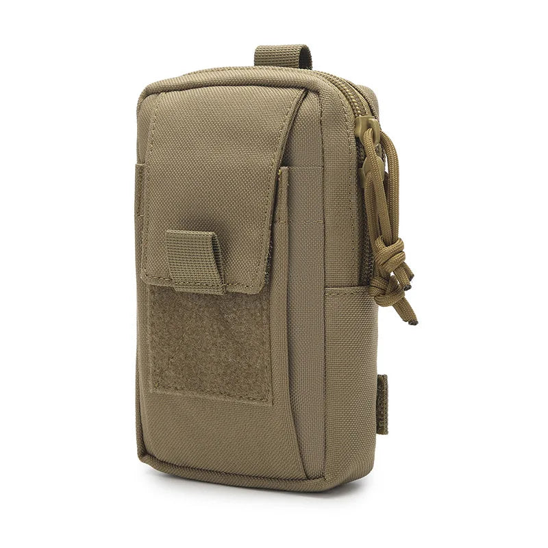 Tactical MOLLE Phone Pouch Bag EDC Gadget Waist Belt Pack for Outdoors Hunting Camping Trekking Traveling