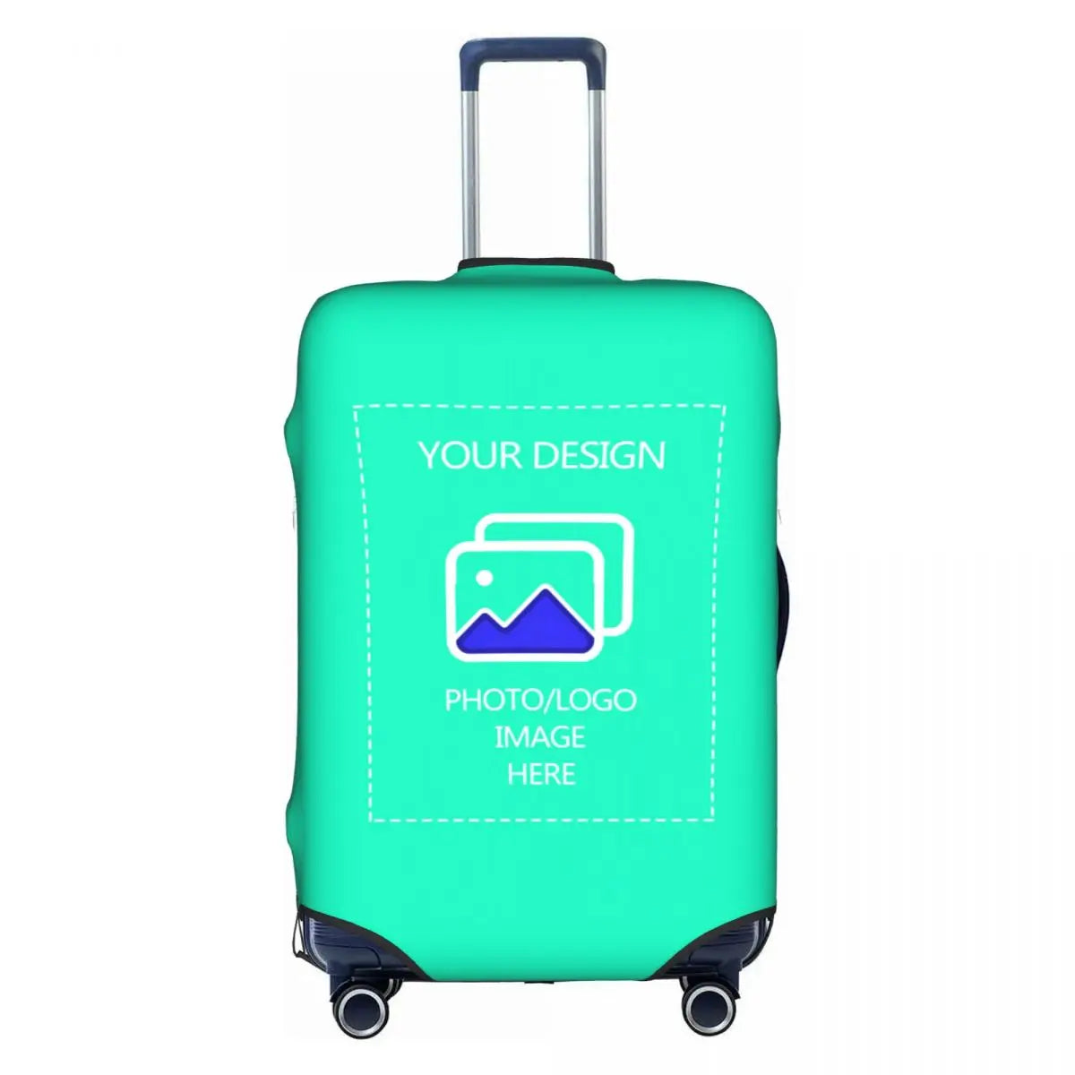Custom Customize Logo Luggage Cover Elastic Your Design Here Travel Suitcase Protective Covers Suit For 18-32 inch