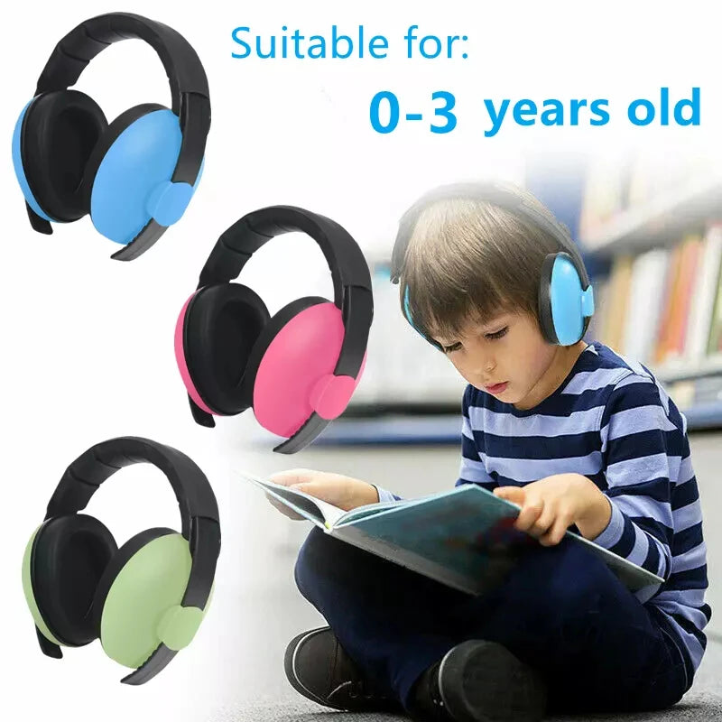 Baby Noise Reduction Headphones Kids Ear Muffs Loud Cancelling Hearing Safety for Children up to 0-3 Years Old