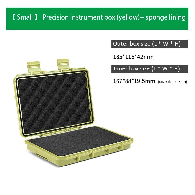 1PC Waterproof Storage Case Sealed Small Precision Instrument Parts Tool Storage Box Shockproof Safety Protect Equipment Box