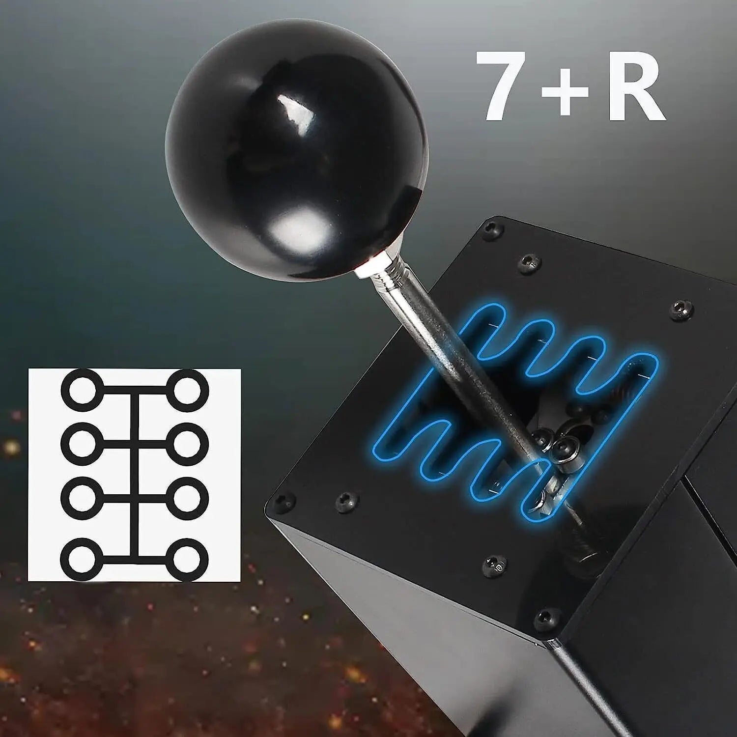 USB H Gear Shifter for PC Sim Racing Game Logitech G27 G29 G25 G920 T300RS/GT