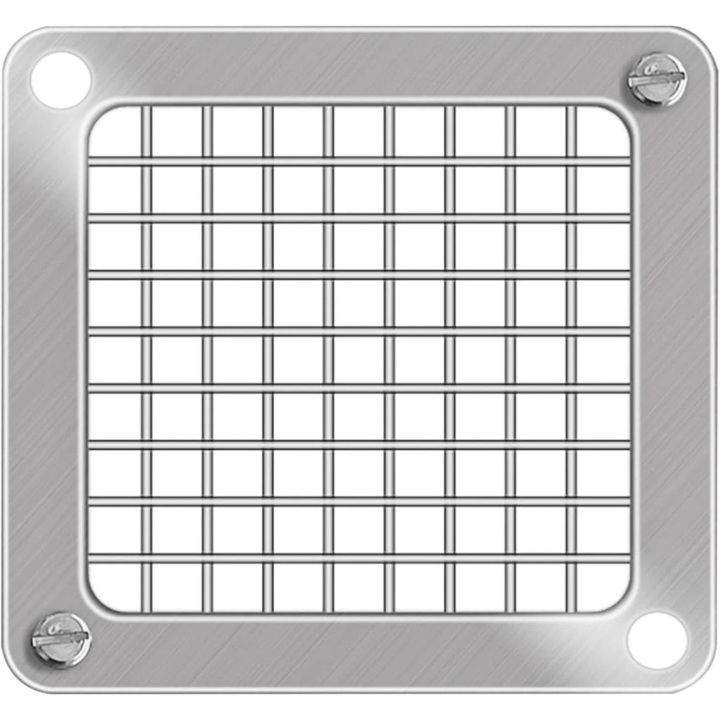 Vegetable Cutter Blade Replacement Blade, Vegetable Slicer Blade Dicer Blade Stainless Steel Grid Cutter for Food Chopper Kitchen Prep Potatoes Onions Cucumbers Easy Install 11x11cm 1 Pack