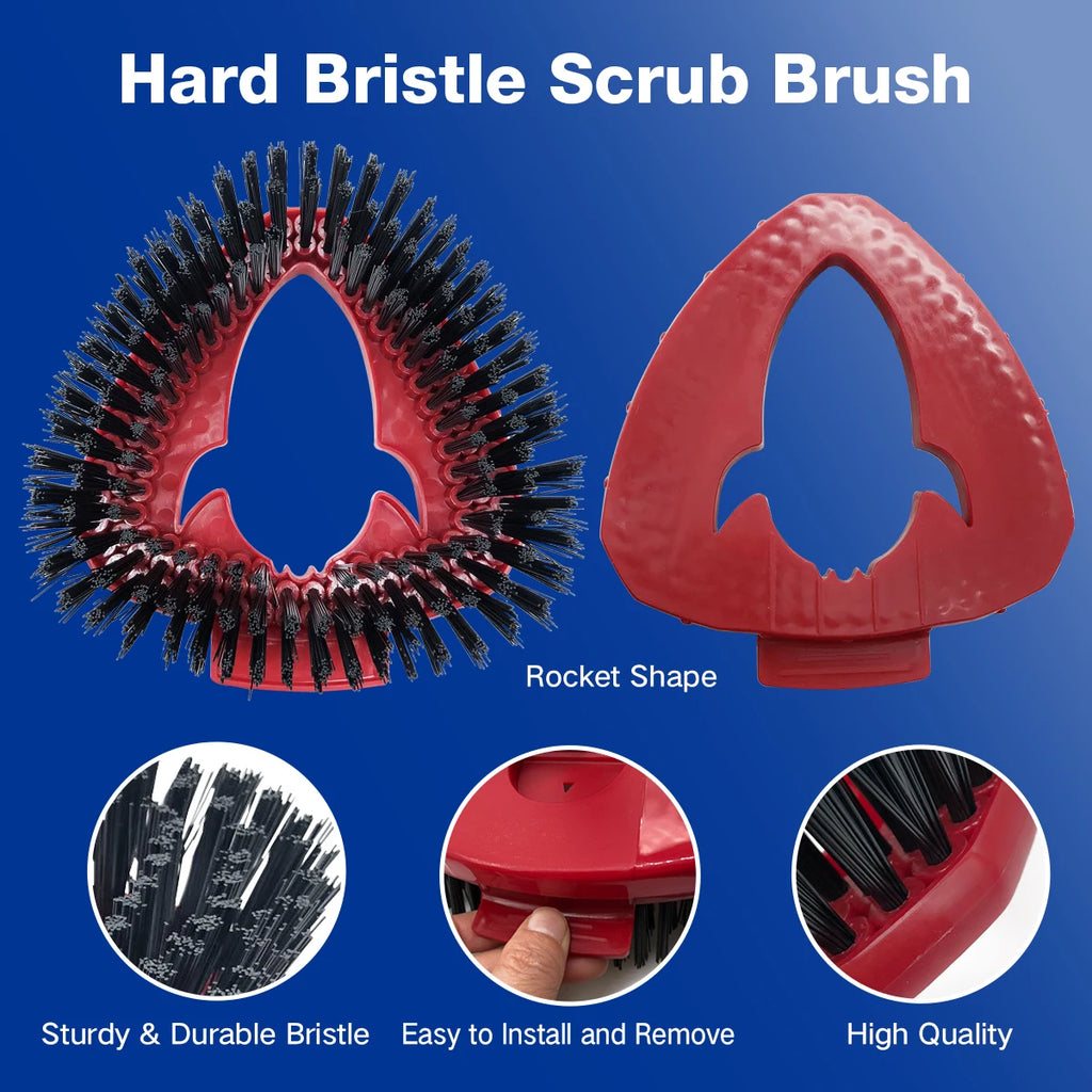 Spin Mop Replace Head Base Scrub Mop Brush Head Replacement for Vileda / O Cedar EasyWring 1 Tank System, Shower Floor Scrubber