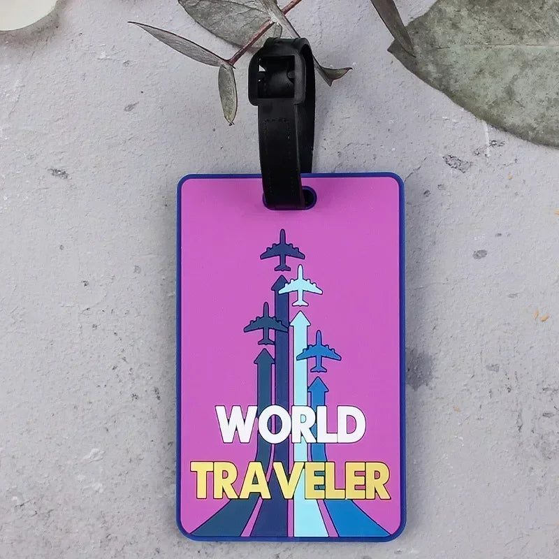 New Travel Luggage Tag ID Address Holder Suitcase Name Labels Boarding Pass Travel Accessories