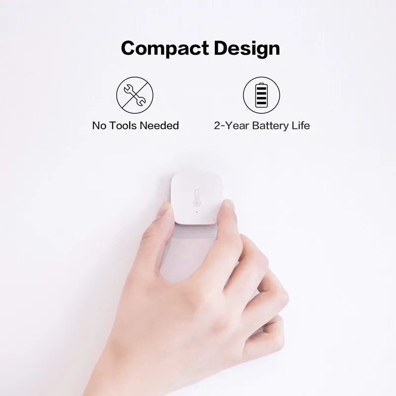 Aqara Temperature Humidity Sensor And Bracket ZigBee Smart Air Pressure Environment Sensor Smart Home For Xiaomi Mihome Homekit