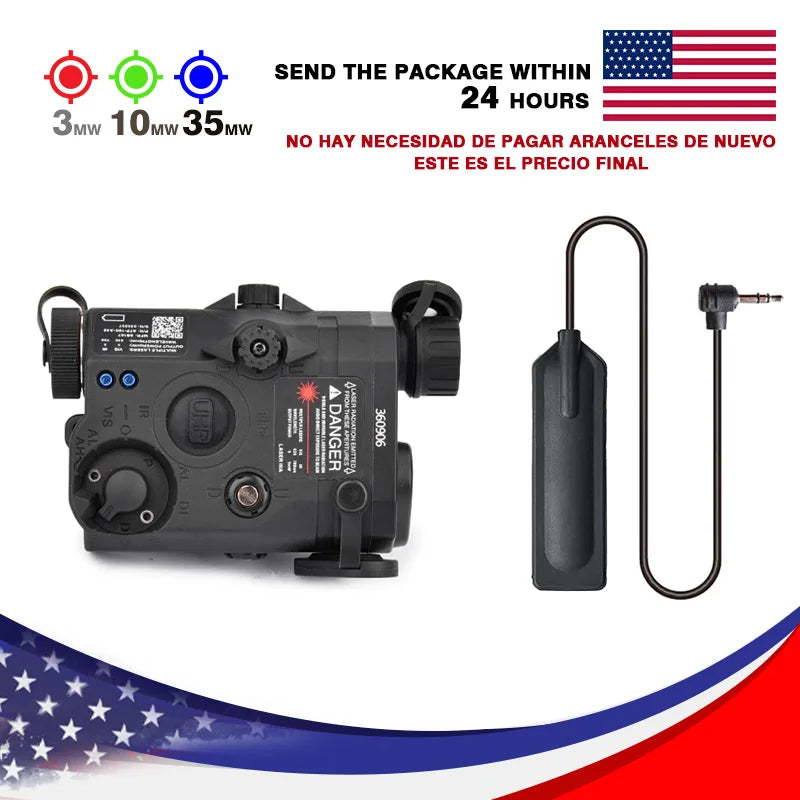 Tactical ATPIAL (LA-5C/PEQ UHP) Ultra High Power AN/PEQ-15 Scout LED Fit 20MM Rail Hunting Outdoor strong light flashlight