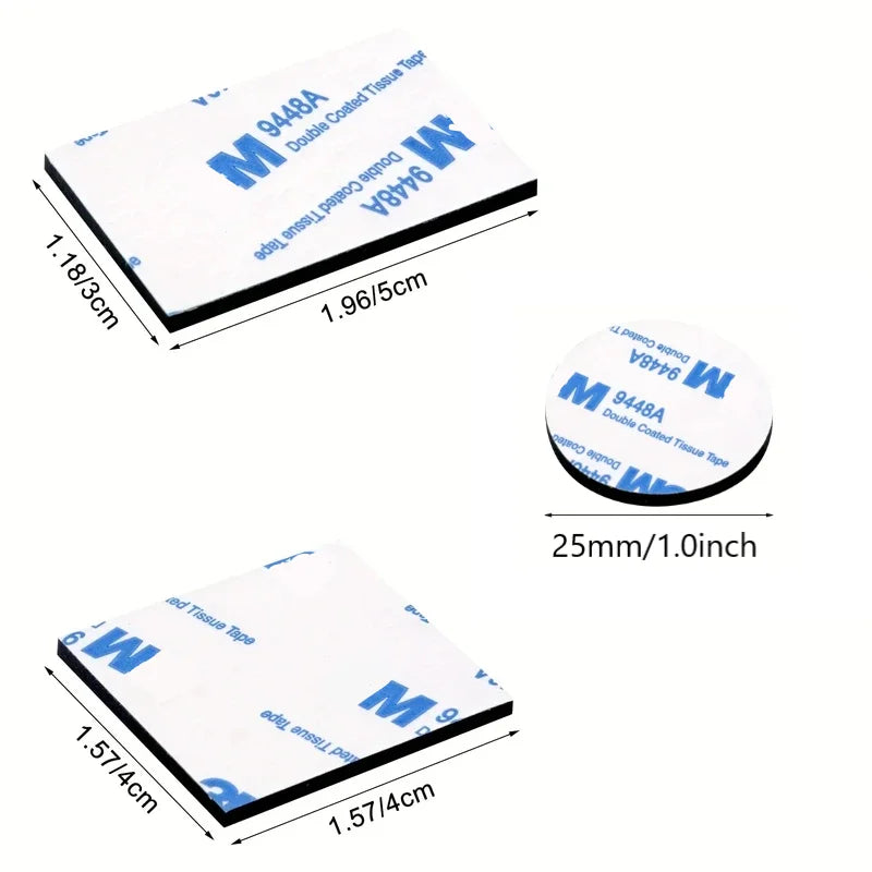 Double Sided Mounting Tape 30/60 Pcs Versatile Double Sided Adhesive Foam Mounting Tape Solution for Walls, Crafts, and More