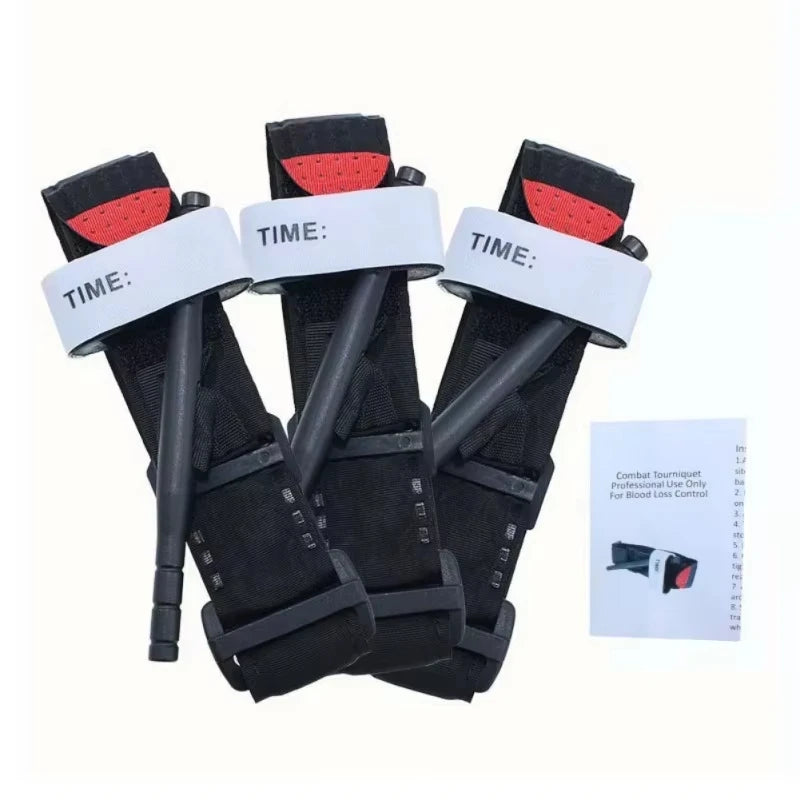 4 pcs Tactical survival combat tourniquet, 75/95cm rotating tourniquet, medical emergency belt for outdoor