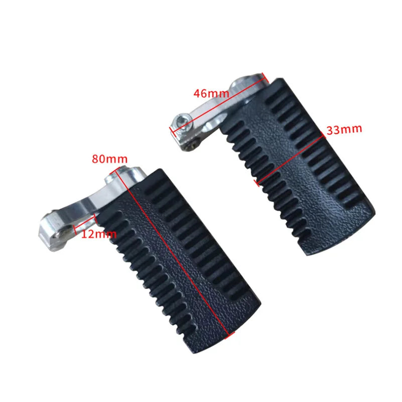 1 Pair Motorcycle Rear Foot Pegs Rests Pedals For 47cc 49cc Mini Pocket Bike Original Rear Footpegs Accessories