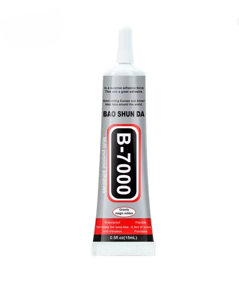 B7000 Glue, Clear Adhesive for Jewelry Rhinestone & Phone Case Repair, DIY Craft Glue