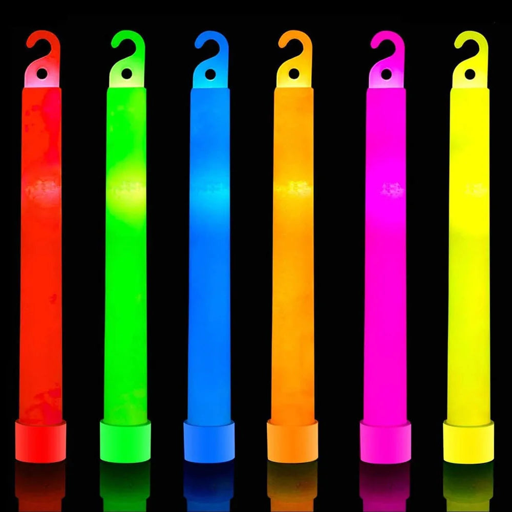10pcs 6Inch Glow Stick Chemical Light Stick Industrial Grade Glow Sticks Colorful Party Club Camping Christmas Chemical Lights