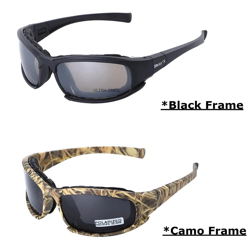 Tactical Polarized Glasses Camouflage Men's Sunglasses Outdoor Shooting Hunting Goggles 4 Lens Kit Sunglasses Men Hiking