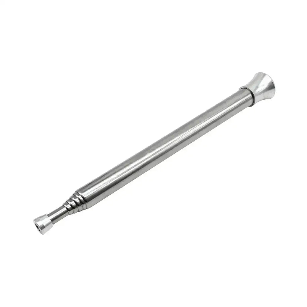 Fire Blow Pipe Telescopic Camping Blow Fire Tube Blower Stainless Steel Pipe Campfire Tool for Outdoor Picnic BBQ Fireplace