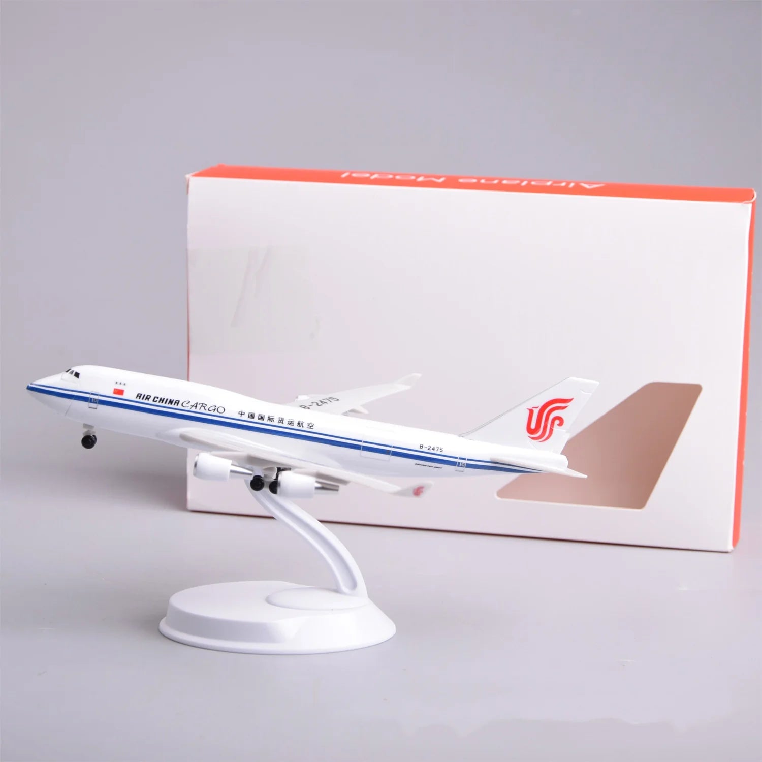 20CM Scale Aircraft AIR CHINA Cargo B747 Airlines Openable Cargo Door ABS Model Miniature Airplane Toy Model Boys Toys Children