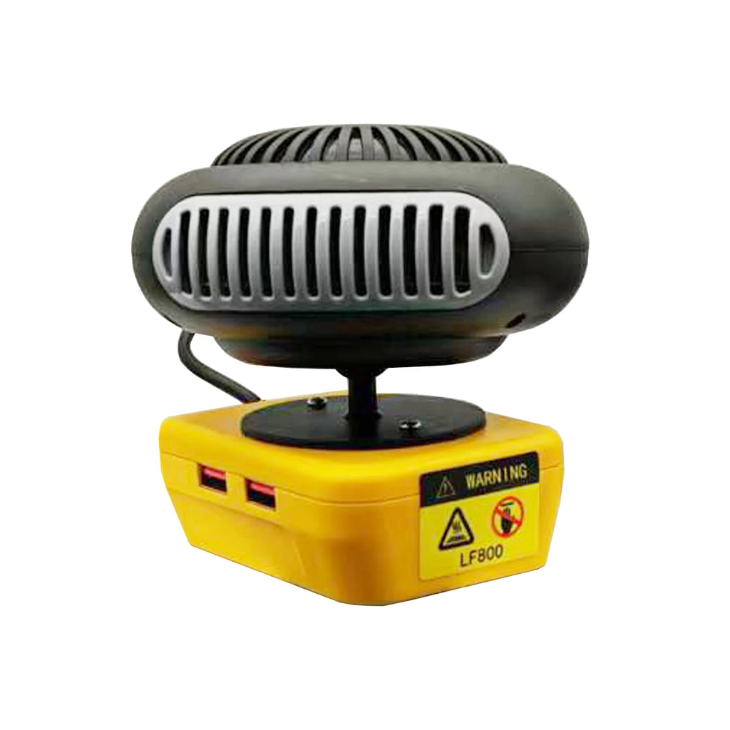 Tool Parts For Milwaukee For DeWALT Li-ion Battery Lithium Electric Power Warm Air Blower Fan Heater Hot Cold Wind USB Charger