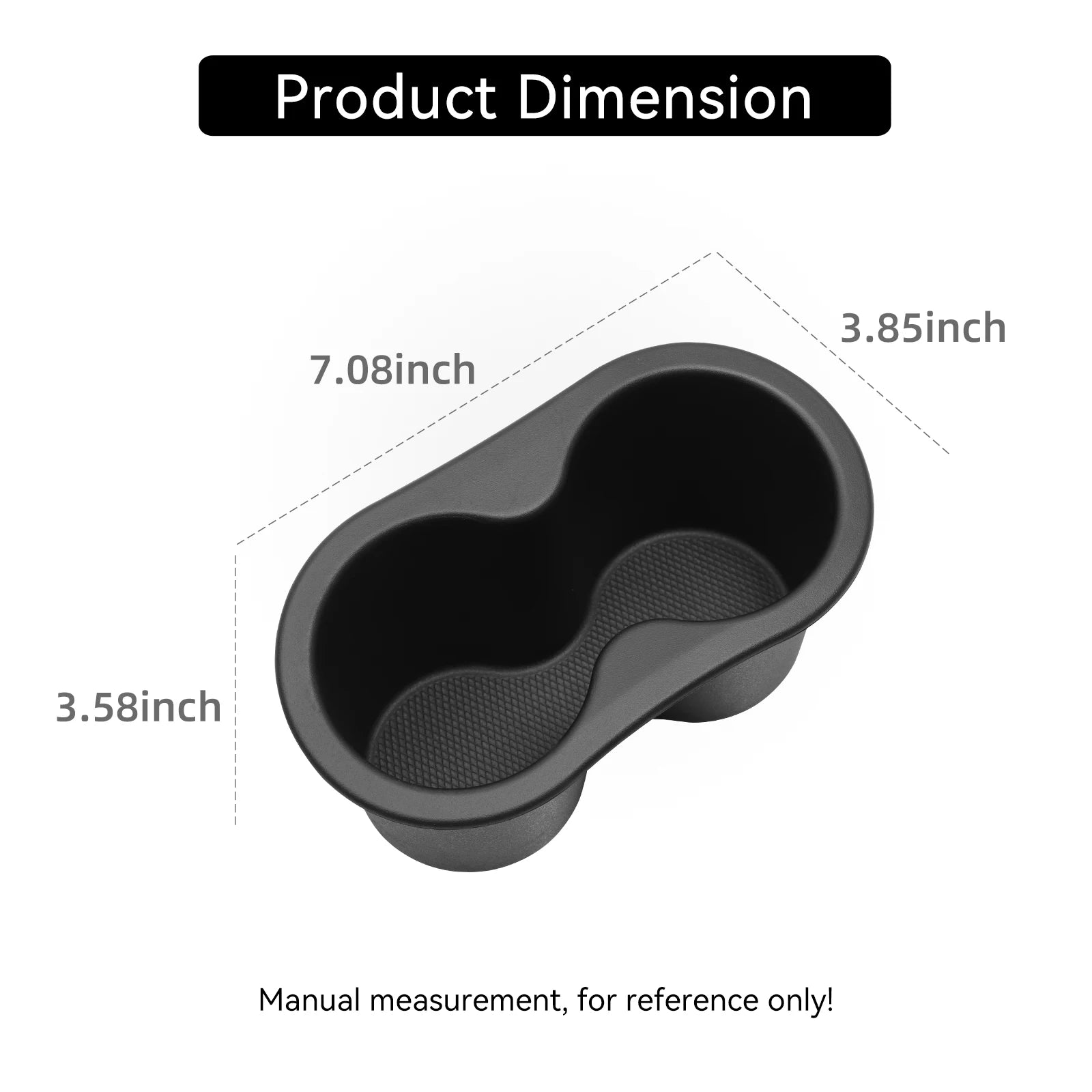 SMABEE for BYD Seal 05 DM-i 2025 Central Console Water Cup Holder Car Interior Accessories Drinks Holder Storage Case TPE