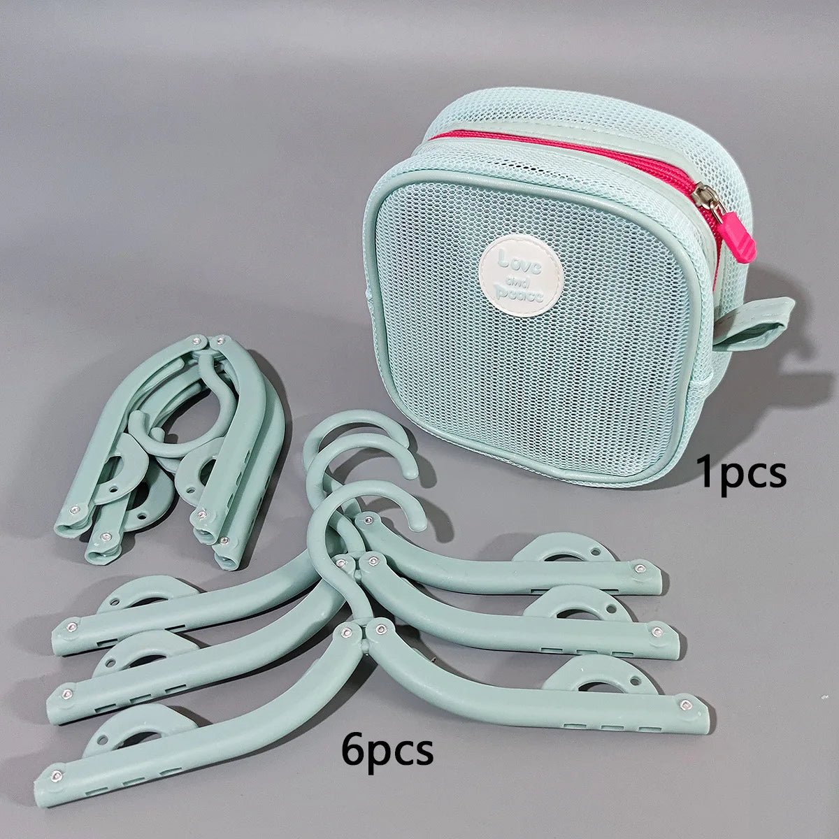 Bestseller Foldable Travel Clothes Hangers with Storage Bag, Portable Laundry Rack for Business Trip, Dorm & Household Use
